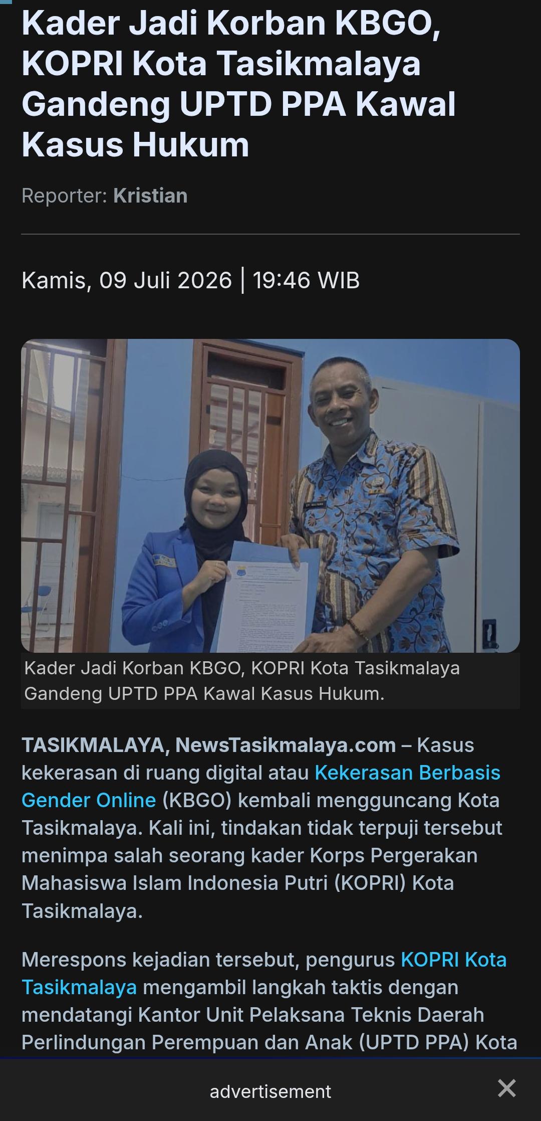 Laporan Kasus KBGO